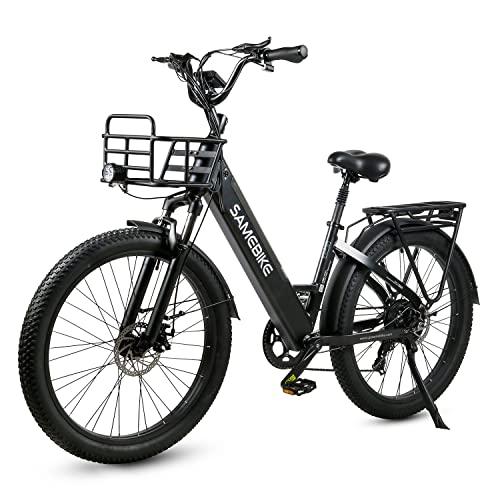 SAMEBIKE bici elettrica per adulti bici elettrica per pneumatici grassi 26 30 Ebike bicicletta elettrica per adulti con batteria rimovibile 48V14AH7 velocita Gears Bicicletta 0 Home Page