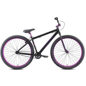 SE Bikes Big Flyer Wheelie Bike 29 Zoll Fahrrad für Erwachsene und Jugendliche ab 165 cm BMX Rad Stuntbike (43 cm, Stealth Mode Black) - immagine 3