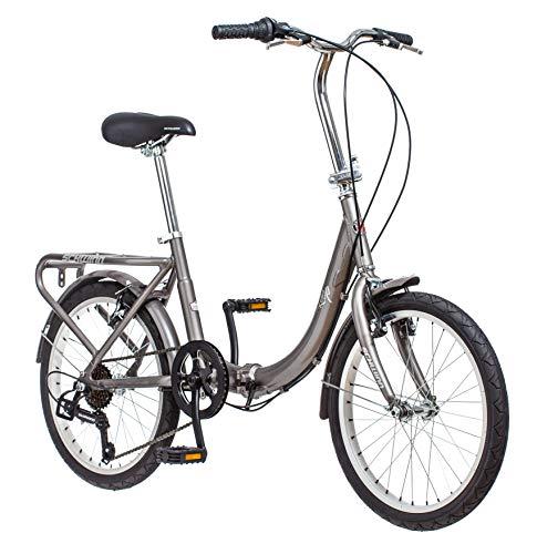 Schwinn Loop Bicicletta Pieghevole Unisex Titanio 20 Wheels 0 Schwinn Loop, Bicicletta Pieghevole Unisex, Titanio, 20" Wheels
