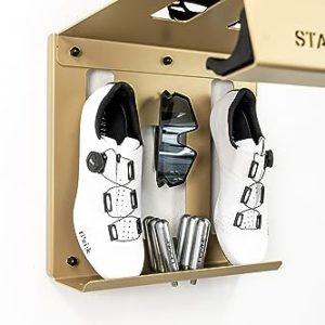 Stasdock, Supporto da Parete per Bicicletta, Bici da Strada - Made in Holland (New Gold) Appendi Bici da Corsa - Supporto Parete per Biciclette al Muro - Gancio portabici - immagine 6