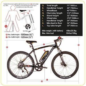Swifty AT650, Mountain Bike with Battery on Frame Unisex-Adult, Nero/Giallo, Taglia Unica 8 Swifty AT650, Mountain Bike with Battery on Frame Unisex-Adult, Nero/Giallo, Taglia Unica - immagine 4