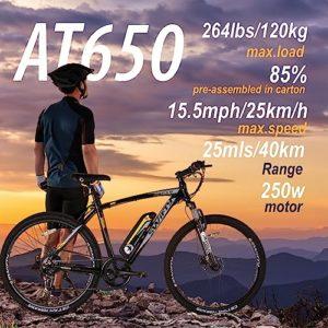 Swifty AT650, Mountain Bike with Battery on Frame Unisex-Adult, Nero/Giallo, Taglia Unica 9 Swifty AT650, Mountain Bike with Battery on Frame Unisex-Adult, Nero/Giallo, Taglia Unica - immagine 5