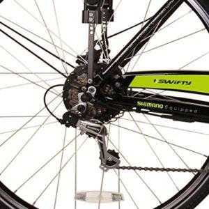 Swifty Routemaster Male, Hybrid Step Over Electric Bike Men's, Black, One Size - immagine 8