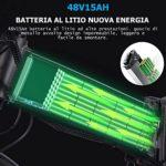TODIMART Bicicletta Elettrica Pieghevole Fat Tire 20 4 Con Batteria Agli Ioni Di Litio Da 48V15Ah Bicicletta Da Montagna Da Citta A Lungo Raggio 0 2 TODIMART Bicicletta Elettrica Pieghevole Fat Tire 20"* 4" Con Batteria Agli Ioni Di Litio Da 48V15Ah, Bicicletta Da Montagna Da Città A Lungo Raggio