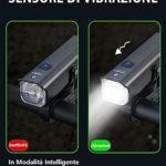 TOWILD CL1000 Luci Bici 1000 Lumen Ciclismo Luce Anteriore Bicicletta per Pendolarismo4000mAh Intelligente Faro Bicicletta LED 5 Modalita Luminosita Fanalino AnterioreTipo C linstallazione Inversa 0 3 TOWILD CL1000 Luci Bici 1000 Lumen Ciclismo Luce Anteriore Bicicletta per Pendolarismo,4000mAh Intelligente Faro Bicicletta LED 5 Modalità Luminosità Fanalino Anteriore,Tipo C, l'installazione Inversa