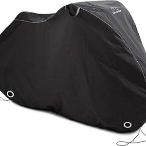 TeamObsidian Copri Biciclette da Esterno - Telo per 1 Bici Impermeabile per Esterno - Copribiciclette Resistente - Copertura per Bicicletta sia in Estate che in Inverno