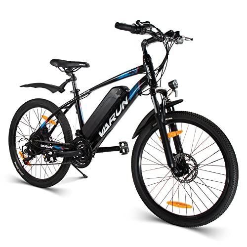 VARUN-Bicicletta-Elettrica-2426275-Bici-Elettrica-con-Rimovibile-Batteria-250W-e-Shimano-a-21-Marce-Bicicletta-Elettrica-Conforme-allo-StVZO-Resistenza-55-100-km-0