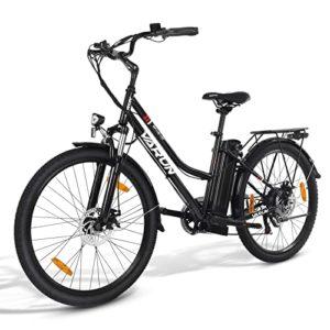 VARUN Bicicletta Elettrica 26 Bici Elettrica Adulto City E bike con Li Batteria 36V104AhMotore 250WShimano 7 velocita ebike Pedalata Assistita 0 VARUN Bicicletta Elettrica 26” Bici Elettrica Adulto City E-bike con Li-Batteria 36V/10,4Ah,Motore 250W,Shimano 7 velocità, ebike Pedalata Assistita