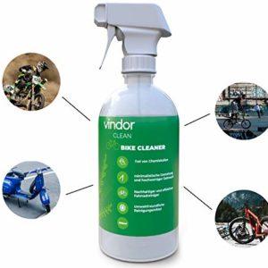 VINDOR Bikecleaner - detergente ecologico per biciclette con testina spray, prodotto per la cura della bicicletta, 500ml - immagine 3