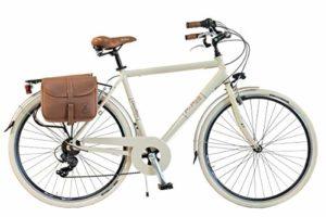 Biciclette e accessori con spedizione gratuita, ciclismo 55 Via Veneto by Canellini Bicicletta Bici Citybike CTB Uomo Vintage Retro Via Veneto Alluminio Panna Taglia 58
