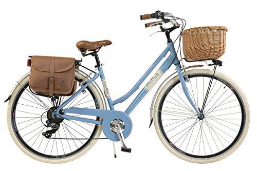 Via Veneto by Canellini Bicicletta Bicicletta Citybike Ctb Donna Vintage Retro Via Veneto Alluminio Blu 46 0 Via Veneto by Canellini Bicicletta Bicicletta Citybike Ctb Donna Vintage Retro Via Veneto Alluminio (Blu, 46)