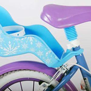 Volare Bambina, Bicicletta 14 Pollici con Cestino e portabambola, Licenza Frozen, Azzurra, Media 14 Volare Bambina, Bicicletta 14 Pollici con Cestino e portabambola, Licenza Frozen, Azzurra, Media - immagine 7