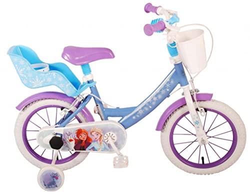 Volare Bambina Bicicletta 14 Pollici con Cestino e portabambola Licenza Frozen Azzurra Media 0 Home Page