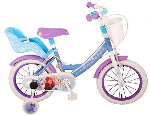 Volare Bambina Bicicletta 14 Pollici con Cestino e portabambola Licenza Frozen Azzurra Media 0 Prodotti