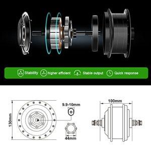 YOSE POWER 28''(700c) ebike 36V250W Motore Anteriore Bicicletta E-Bike Hub di Conversione Kit con Controller Integrato HL Plus 36V 15.6Ah Batteria FAI DA TE E-bike Display LCD - immagine 4