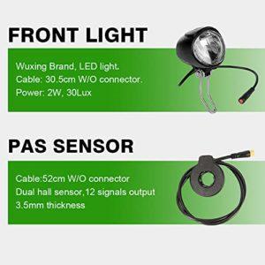 YOSE POWER 28''(700c) ebike 36V250W Motore Anteriore Bicicletta E-Bike Hub di Conversione Kit con Controller Integrato HL Plus 36V 15.6Ah Batteria FAI DA TE E-bike Display LCD - immagine 7
