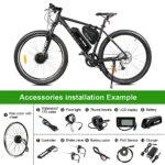 YOSE POWER 28700c ebike 36V250W Motore Anteriore Bicicletta E Bike Hub di Conversione Kit con Controller Integrato HL Plus 36V 156Ah Batteria FAI DA TE E bike Display LCD 0 5 YOSE POWER 28''(700c) ebike 36V250W Motore Anteriore Bicicletta E-Bike Hub di Conversione Kit con Controller Integrato HL Plus 36V 15.6Ah Batteria FAI DA TE E-bike Display LCD