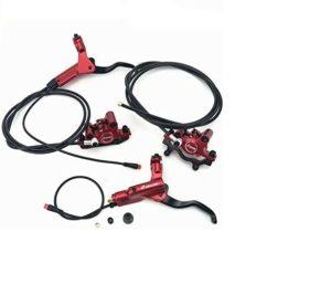 Zoom Freno a disco idraulico per E bike HB 875 E Anteriore e Posteriore Senza Rotore Rosso 0 Zoom Freno a disco idraulico per E-bike HB-875-E Anteriore e Posteriore Senza Rotore (Rosso)