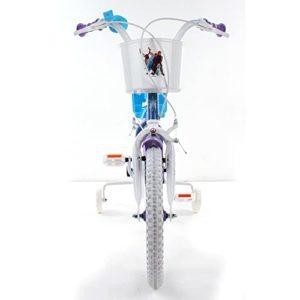 albri 16 Pollici, Bici Frozen Unisex Bambino, Bianco/Azzurro - immagine 3