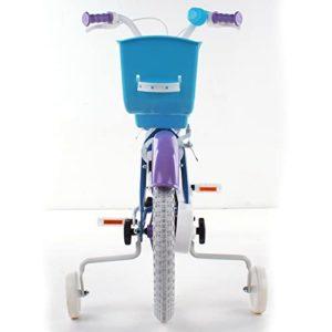 albri 16 Pollici, Bici Frozen Unisex Bambino, Bianco/Azzurro - immagine 4