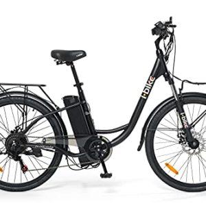 Biciclette e accessori con spedizione gratuita, ciclismo 15 i-Bike City Easy S ITA99, Bicicletta elettrica a pedalata assistita Unisex Adulto, Nero, 46 cm