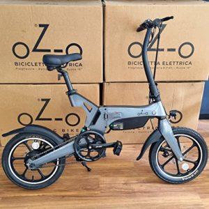 oZ-o EB16 - Bicicletta Elettrica Pieghevole da Città | Batteria 8.7Ah estraibile | Ruote 16"| Telaio in lega di Magnesio | Pedalata assistita | Ammortizzatore Centrale | Marchio Italiano - immagine 3