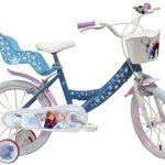 ATLAS Bicicletta da bambino da 16 Frozen Frozen dotata di 2 freni cestino anteriore porta bambola posteriore parafanghi e stabilizzatori casco congelato incluso 0 0 A.T.L.A.S. Bicicletta da bambino da 16", Frozen Frozen dotata di 2 freni, cestino anteriore, porta bambola posteriore, parafanghi e stabilizzatori + casco congelato incluso