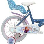 ATLAS Bicicletta da bambino da 16 Frozen Frozen dotata di 2 freni cestino anteriore porta bambola posteriore parafanghi e stabilizzatori casco congelato incluso 0 3 A.T.L.A.S. Bicicletta da bambino da 16", Frozen Frozen dotata di 2 freni, cestino anteriore, porta bambola posteriore, parafanghi e stabilizzatori + casco congelato incluso