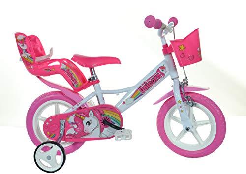 Dino Bikes Unicorno 12 Bicicletta 305 cm Bambina Bianco e Rosa 0 Dino Bikes Unicorno 12" Bicicletta, 30,5 cm Bambina, Bianco e Rosa