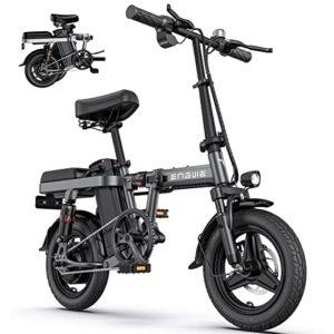 ENGWE Bicicletta Elettrica Pieghevole 14 Pneumatici Grassi per Adulti e Adolescenti Autonomia di 40 120 km Batteria al Litio 48V 10AH Velocita Max 25kmh 0 ENGWE Bicicletta Elettrica Pieghevole, 14" Pneumatici Grassi per Adulti e Adolescenti, Autonomia di 40-120 km Batteria al Litio 48V 10AH, Velocità Max 25km/h