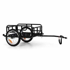 Klarfit OX Rimorchio da Bici Rimorchio per Trasporto Carichi Superficie di Carico 42x65 cm LxPca 65 Litri2 Casse di Bevande 40 kg di Carico Telaio in Acciaio Rivestito a Polveri Nero 0 Klarfit OX - Rimorchio da Bici, Rimorchio per Trasporto Carichi, Superficie di Carico: 42x65 cm (LxP)/ca. 65 Litri/2 Casse di Bevande, 40 kg di Carico, Telaio in Acciaio Rivestito a Polveri, Nero