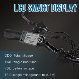 RCB Bicicletta elettrica per adulti fino a 90km (effetto ambientale),RK15 E-Bike per pendolari Pneumatici da 26 "resistenti all'usura e sospensioni anteriori ammortizzanti 7-velocità - immagine 5