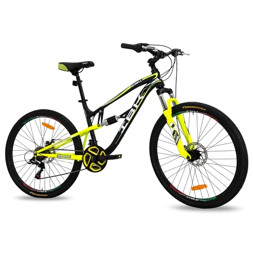 B071JPL23C 0 69c2b5fd4a531 IBK Bicicletta MTB 27.5'' Pollici Bici Global Mountain Bike BIAMMORTIZZATA Ragazzo Cambio 21 Velocità Freni a Disco