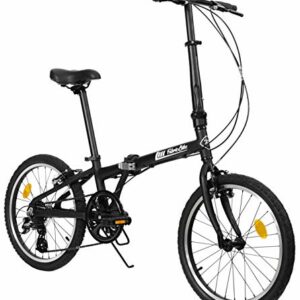 FabricBike Folding - Bici Pieghevole, Bicicletta Pieghevole 20', telaio in alluminio, Regolabile in Altezza, Facile da Traspo - immagine 3