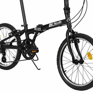 FabricBike Folding - Bici Pieghevole, Bicicletta Pieghevole 20', telaio in alluminio, Regolabile in Altezza, Facile da Traspo - immagine 4