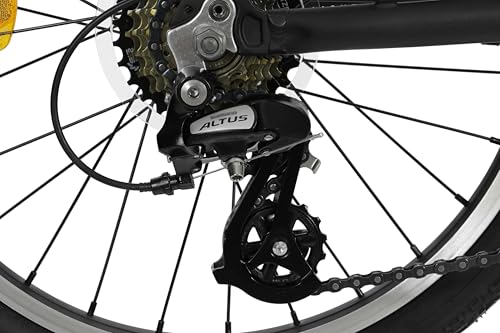 B085646BMK 3 69c2c0378fa35 FabricBike Folding - Bici Pieghevole, Bicicletta Pieghevole 20', telaio in alluminio, Regolabile in Altezza, Facile da Traspo