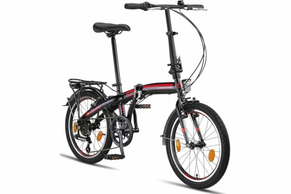 B08DM4BMWL 69c2c0bf61f49 Licorne Bike CONSERES - Bicicletta pieghevole di alta qualità, 20 pollici, per uomo e donna, cambio a 6 marce