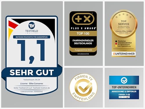 B08DM4BMWL 1 69c2c0c2029f8 Licorne Bike CONSERES - Bicicletta pieghevole di alta qualità, 20 pollici, per uomo e donna, cambio a 6 marce