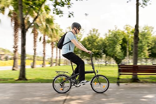 B08DM4BMWL 3 69c2c0c3252ed Licorne Bike CONSERES - Bicicletta pieghevole di alta qualità, 20 pollici, per uomo e donna, cambio a 6 marce