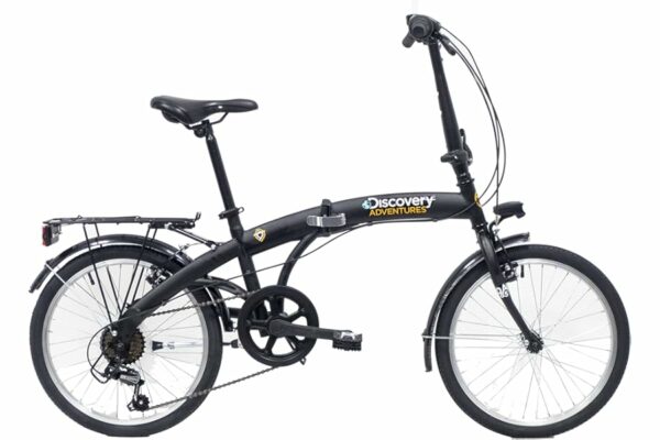 B08VW3171C 69c2bf87dbb47 Bicicletta Pieghevole, Nero Opaco, Unisex, 20