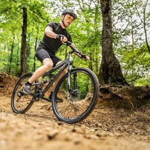 Licorne Bike - Premium Mountain Bike Strong 2D da 26, 27,5 e 29 pollici, bicicletta con freni a disco anteriori e posteriori, - immagine 4