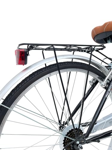 B09FGPDJL8 3 69c2b679c2556 MADICKS Bicicletta Donna da Passeggio Olanda Misura 28 Bici da città Vintage retrò con Cestino Nero Con Cambio