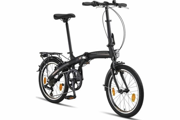 B09FT842K8 69c2c0dd90002 Licorne Bike Phoenix, bicicletta pieghevole in alluminio, 20 pollici, da uomo e da donna, con cambio a catena a 7 marce, tela