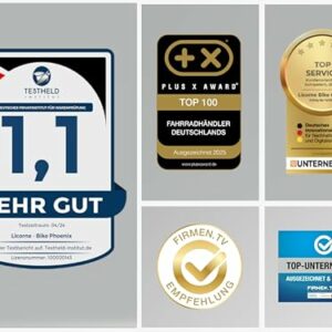 Licorne Bike Phoenix, bicicletta pieghevole in alluminio, 20 pollici, da uomo e da donna, con cambio a catena a 7 marce, tela - immagine 3