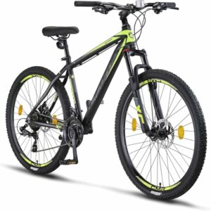 Licorne Bike - Mountain bike Diamond in alluminio, bicicletta per adolescenti, uomini e donne, cambio a 21 marce, freno a dis - immagine 1