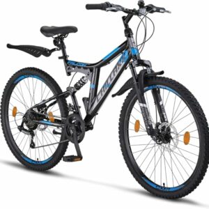 Chillaxx Bike Falcon Premium Mountain Bike da 24,26,27.5 e 29 pollici, bicicletta per ragazzi, ragazze, uomini e donne, freni