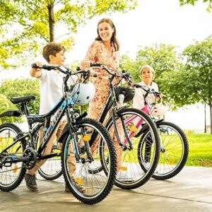 Chillaxx Bike Falcon Premium Mountain Bike da 24,26,27.5 e 29 pollici, bicicletta per ragazzi, ragazze, uomini e donne, freni 9 Chillaxx Bike Falcon Premium Mountain Bike da 24,26,27.5 e 29 pollici, bicicletta per ragazzi, ragazze, uomini e donne, freni - immagine 5