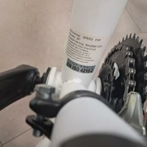 Multibrand Bachini Folding Mountain Bike pieghevole biammortizzata da 26 pollici, 18 velocità, V-Brake, per uomo, donna, raga - immagine 4