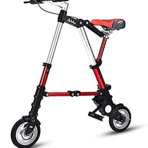 ZLYJ Bici Pieghevole 8 Pollici, Bici Pieghevole in Alluminio Leggero, Bici Città Regolabile Comoda, Telaio in Alluminio, Bici - immagine 3