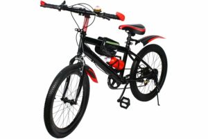 Biciclette e accessori con spedizione gratuita, ciclismo 45 Mountain bike da 20", bicicletta per bambini con parafanghi, 7 marce, per ragazzi e ragazze, in acciaio al carbonio, idea reg